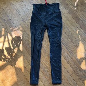 Spanx Faux Leather Leggings Women's Medium